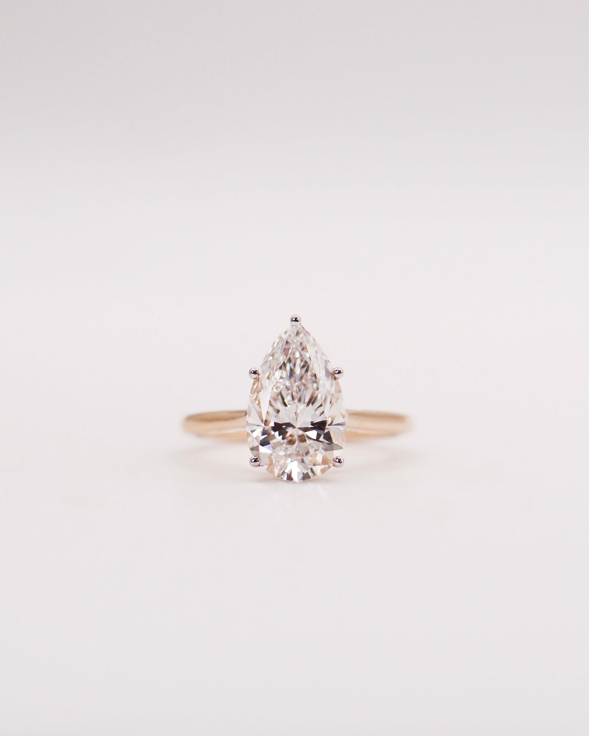 Eternal Cathedral Pear Ring