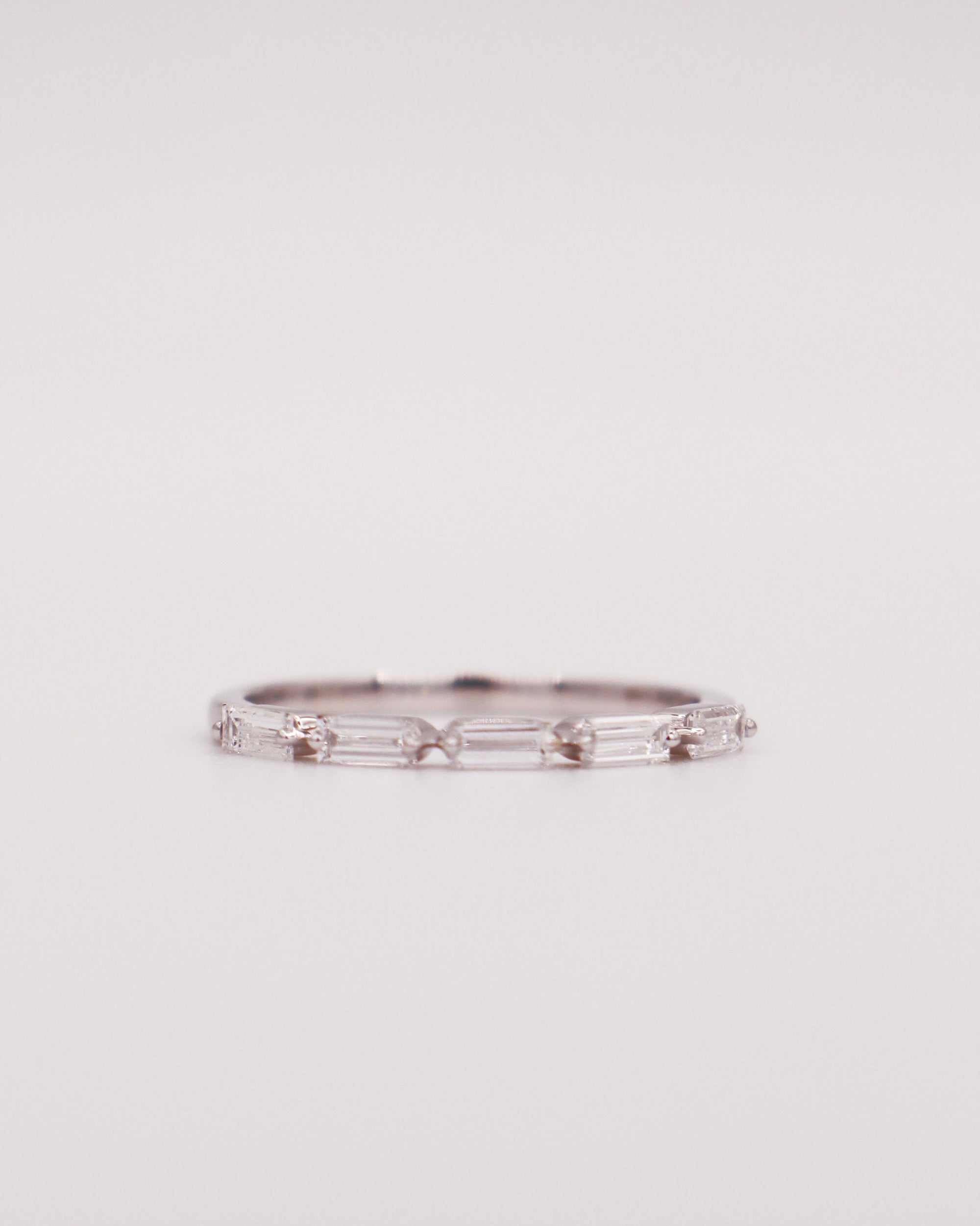 Crescent Baguette Band