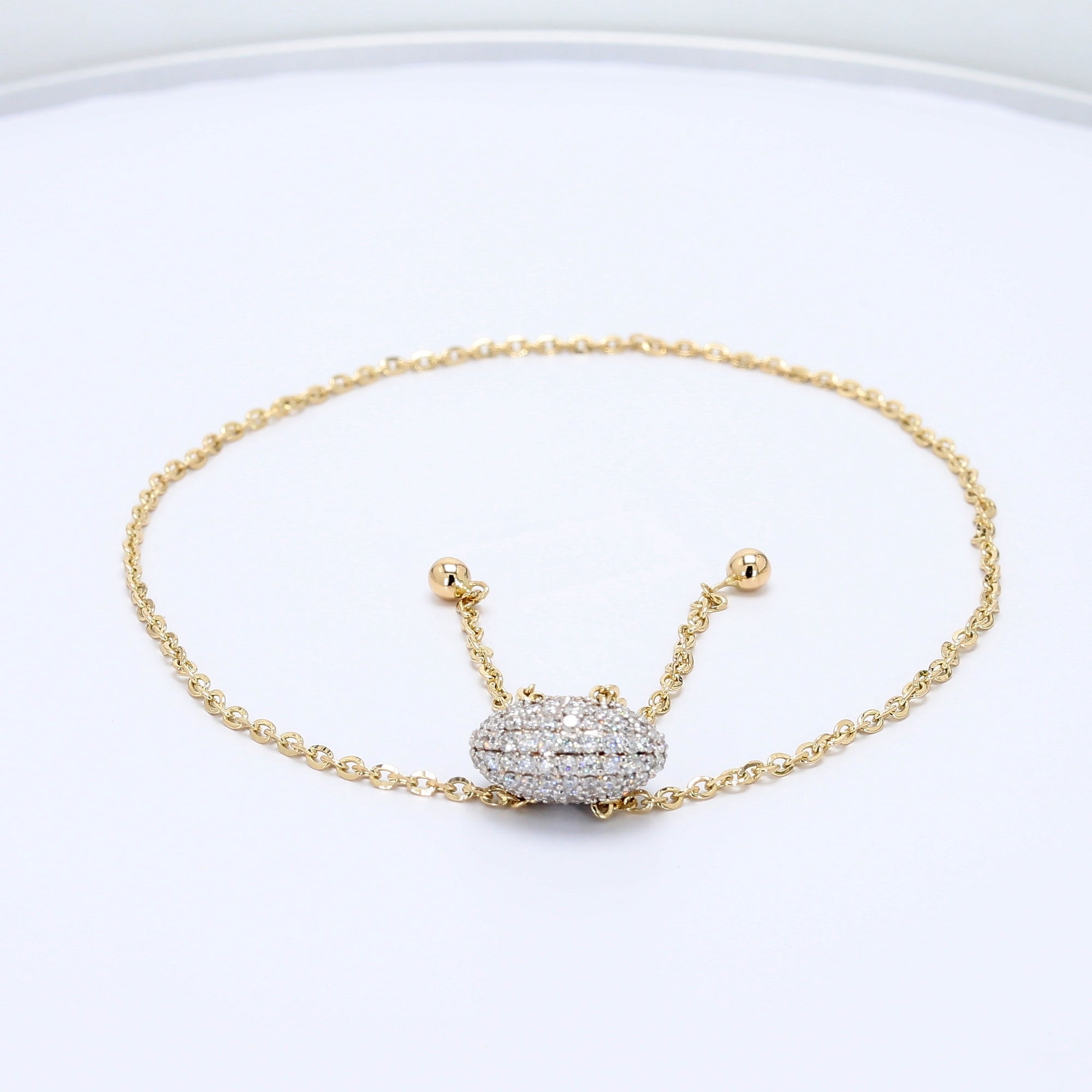 Celestial Cluster Bolo Chain Bracelet