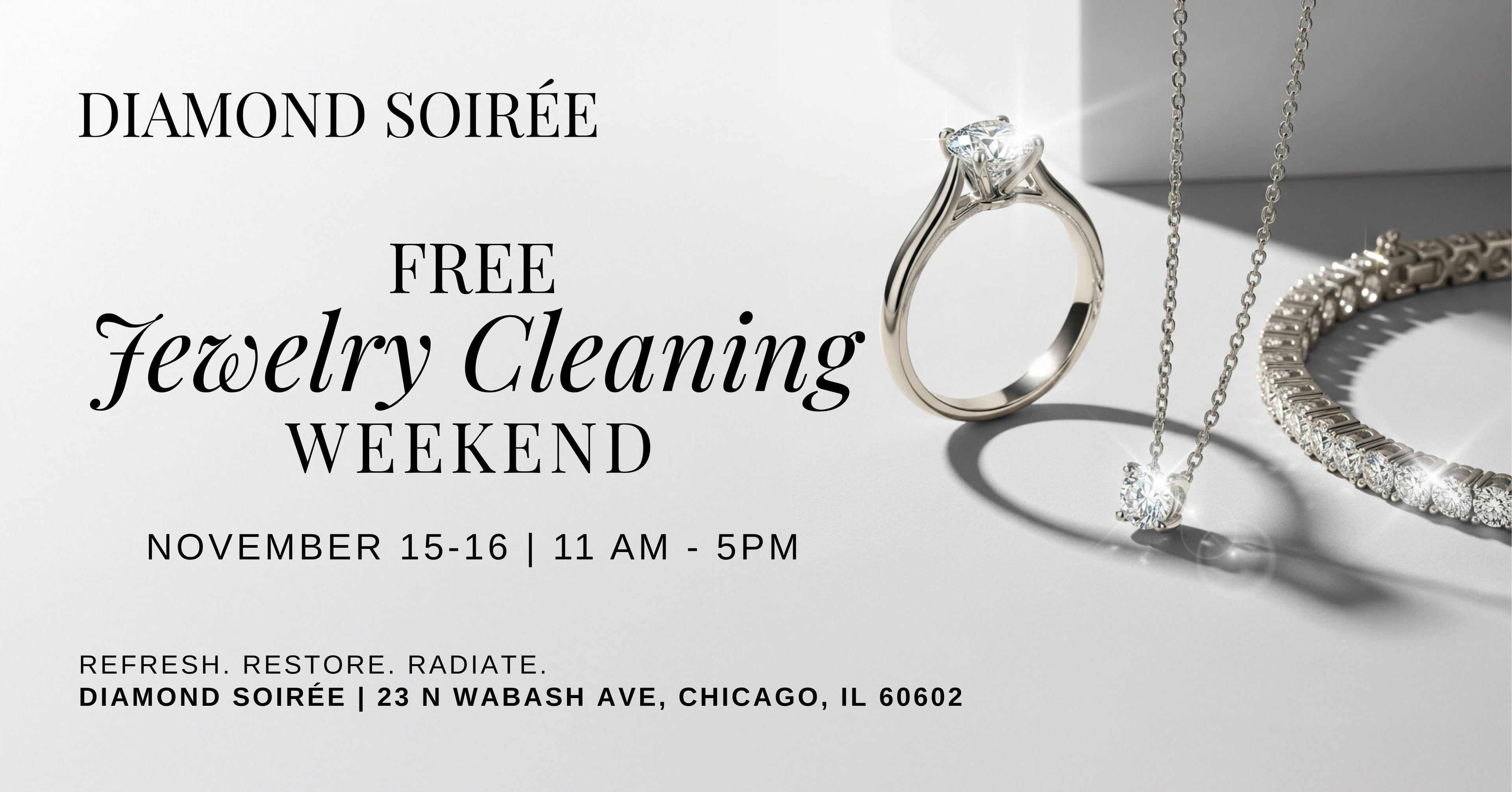 Free Jewelry Cleaning Weekend