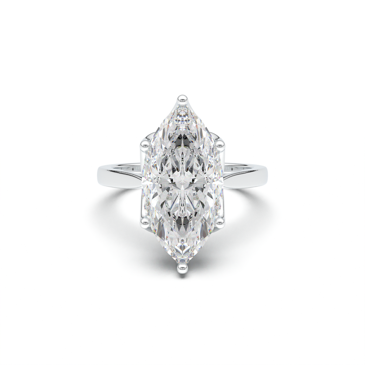 Marquise Solitaire Engagement Ring