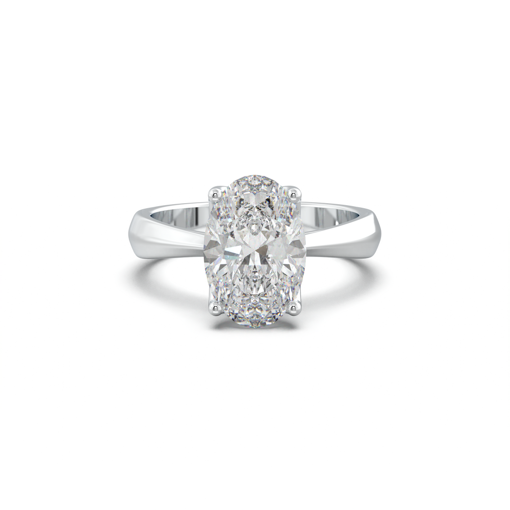 Oval Solitaire Engagement Ring
