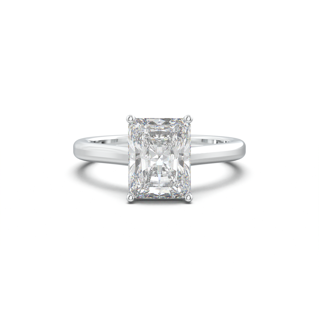 Radiant Solitaire Engagement Ring