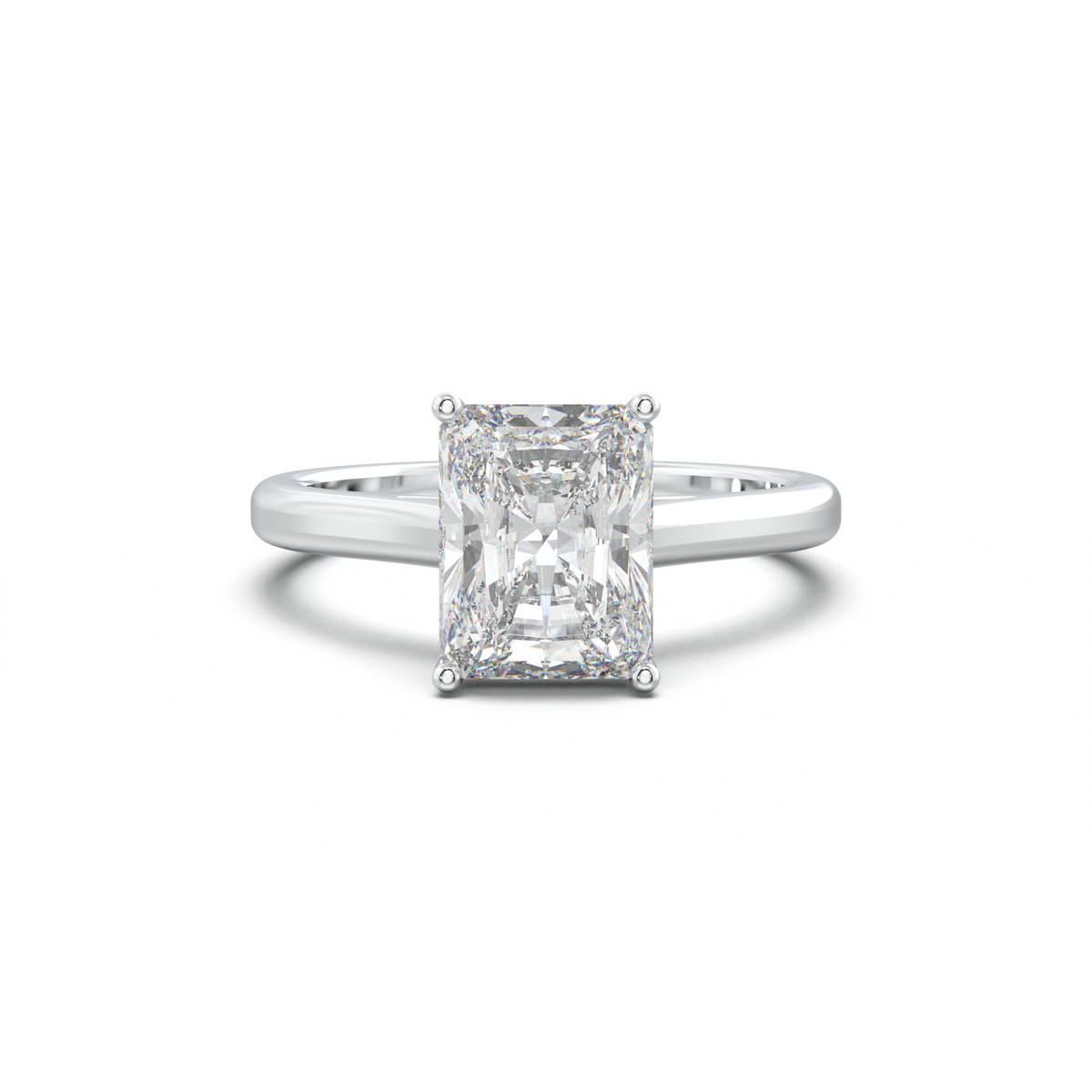 Radiant Solitaire Engagement Ring