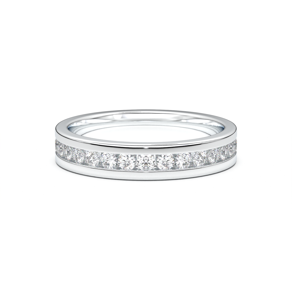 Channel-Set Diamond Men's Band