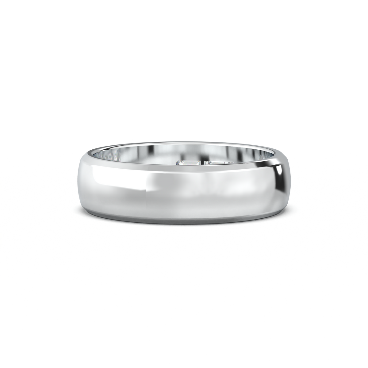 Three-Emerald Inlay Men's Band