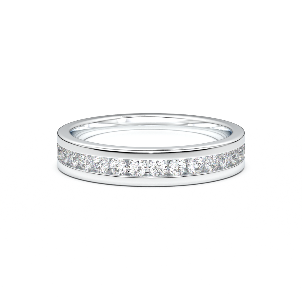 Channel-Set Diamond Men's Band