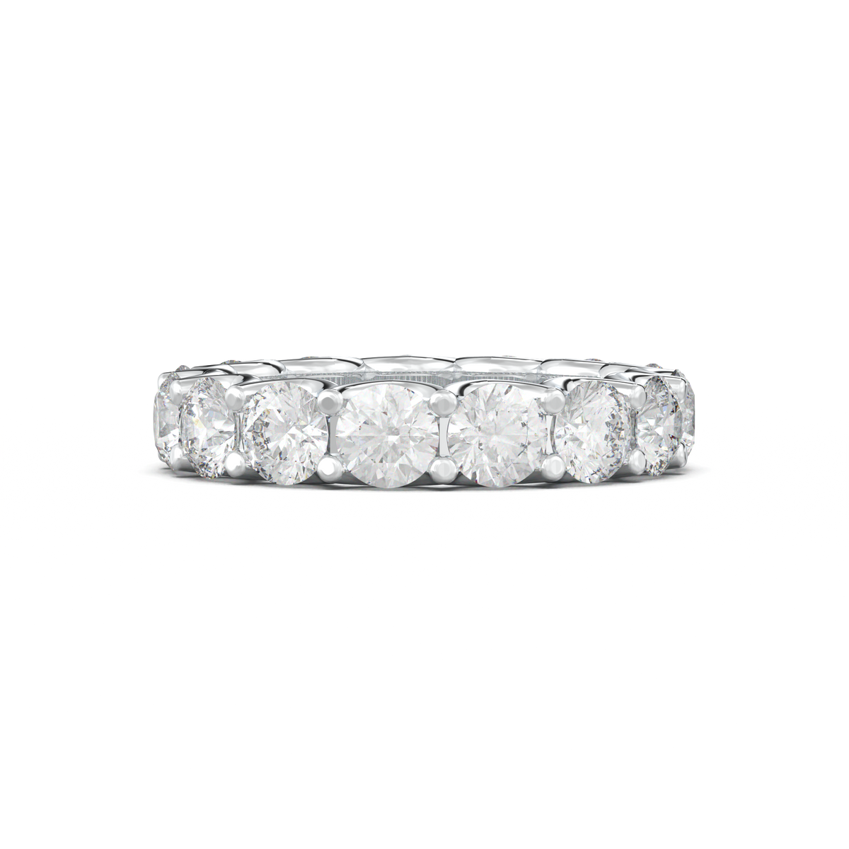Round Eternity Wedding Band