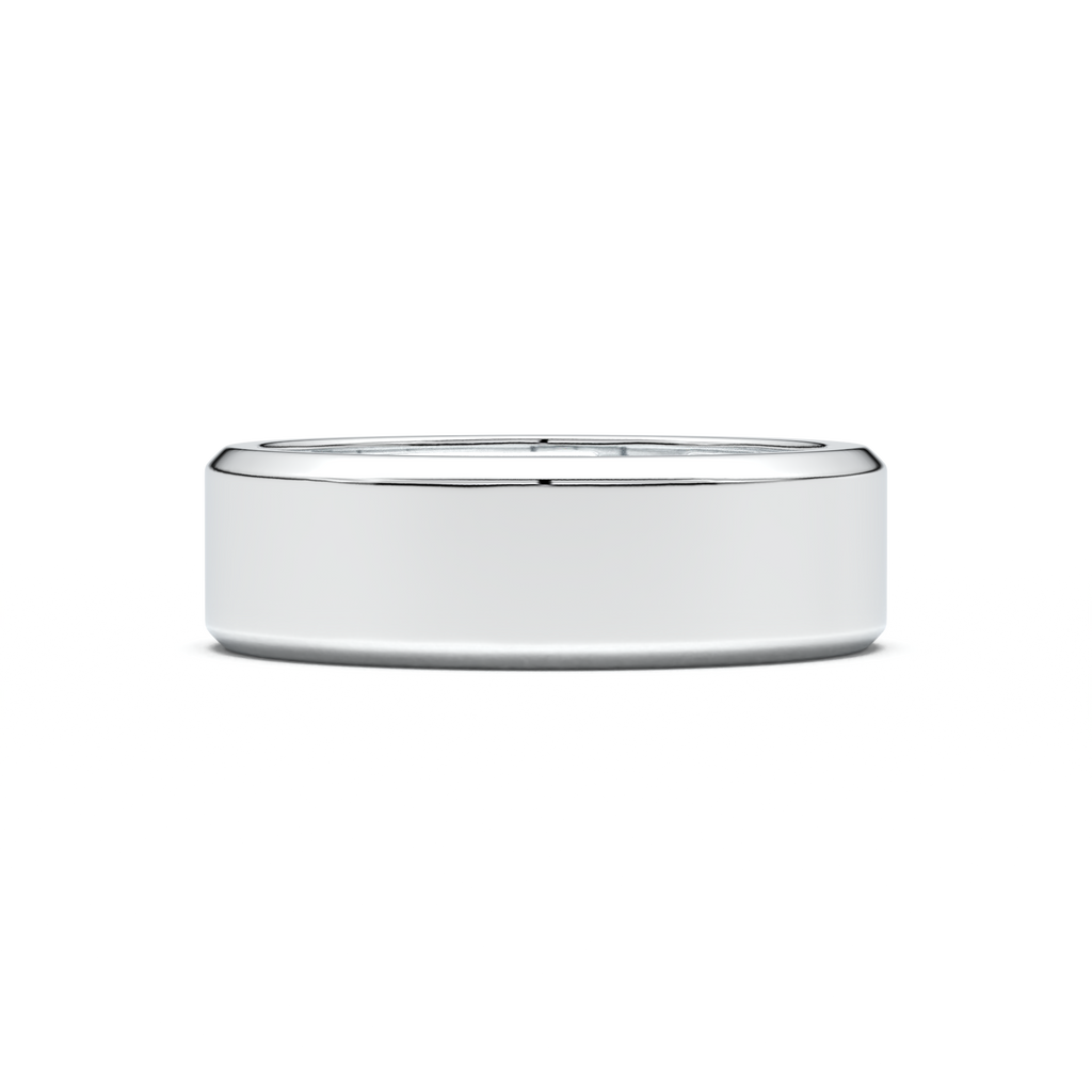 Flush-Set Round Men's Band