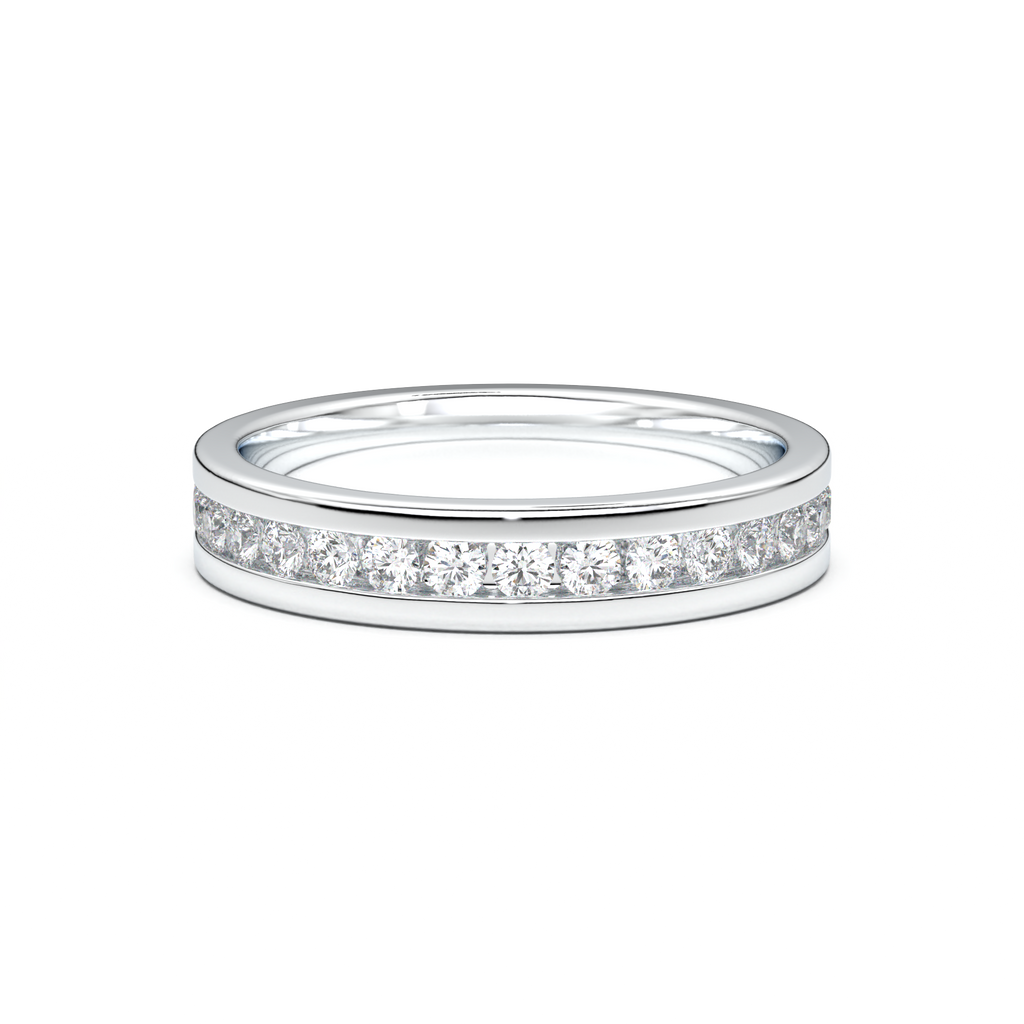 Channel-Set Diamond Men's Band