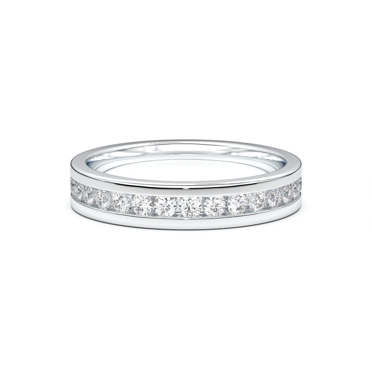 Channel-Set Diamond Men's Band