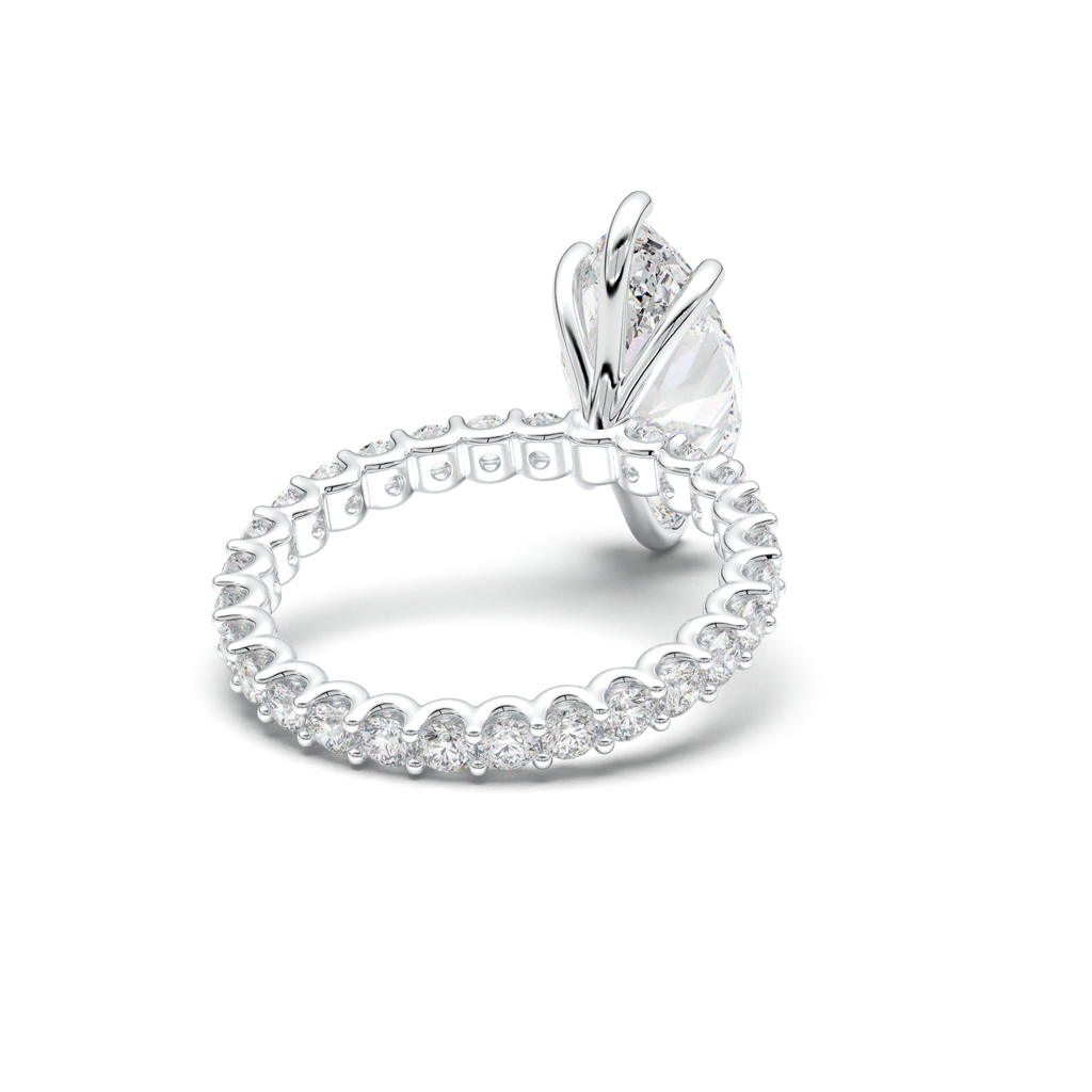 Marquise Pavé Engagement Ring