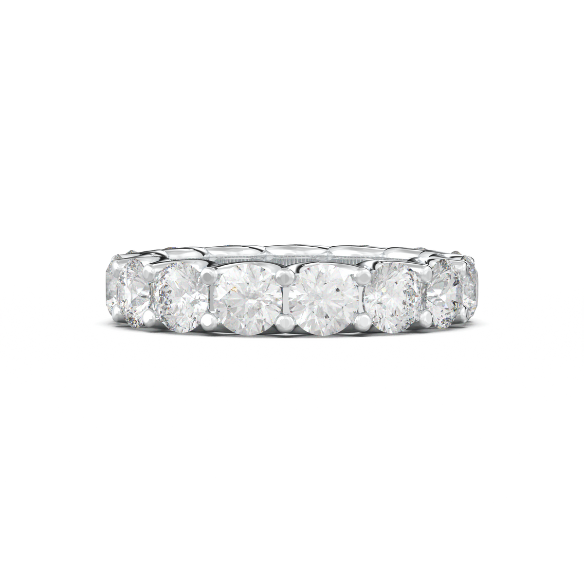 Round Eternity Wedding Band