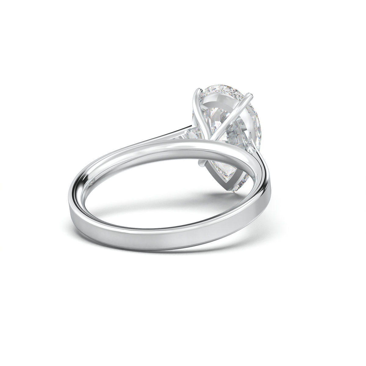 Pear Solitaire Engagement Ring