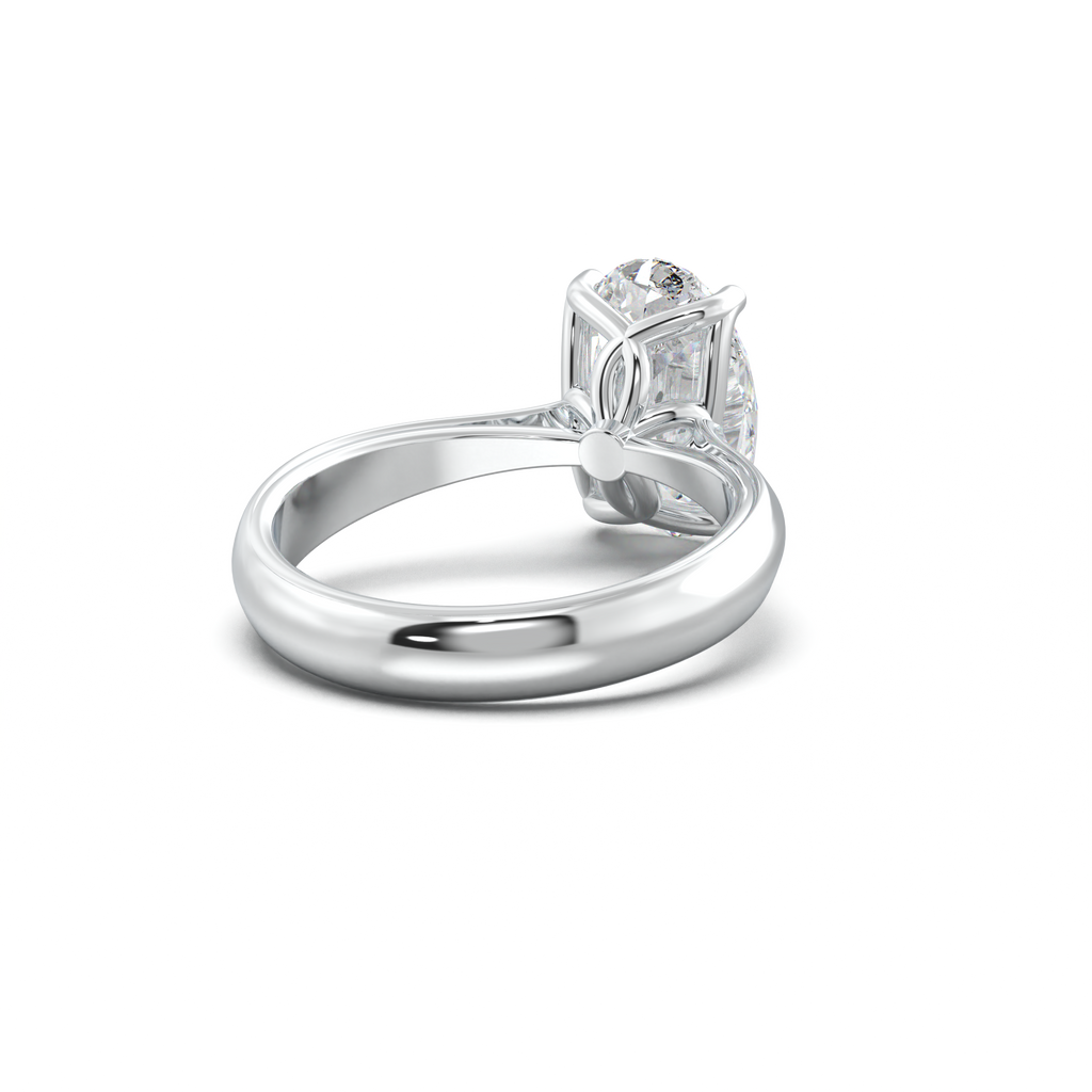 Oval Solitaire Engagement Ring