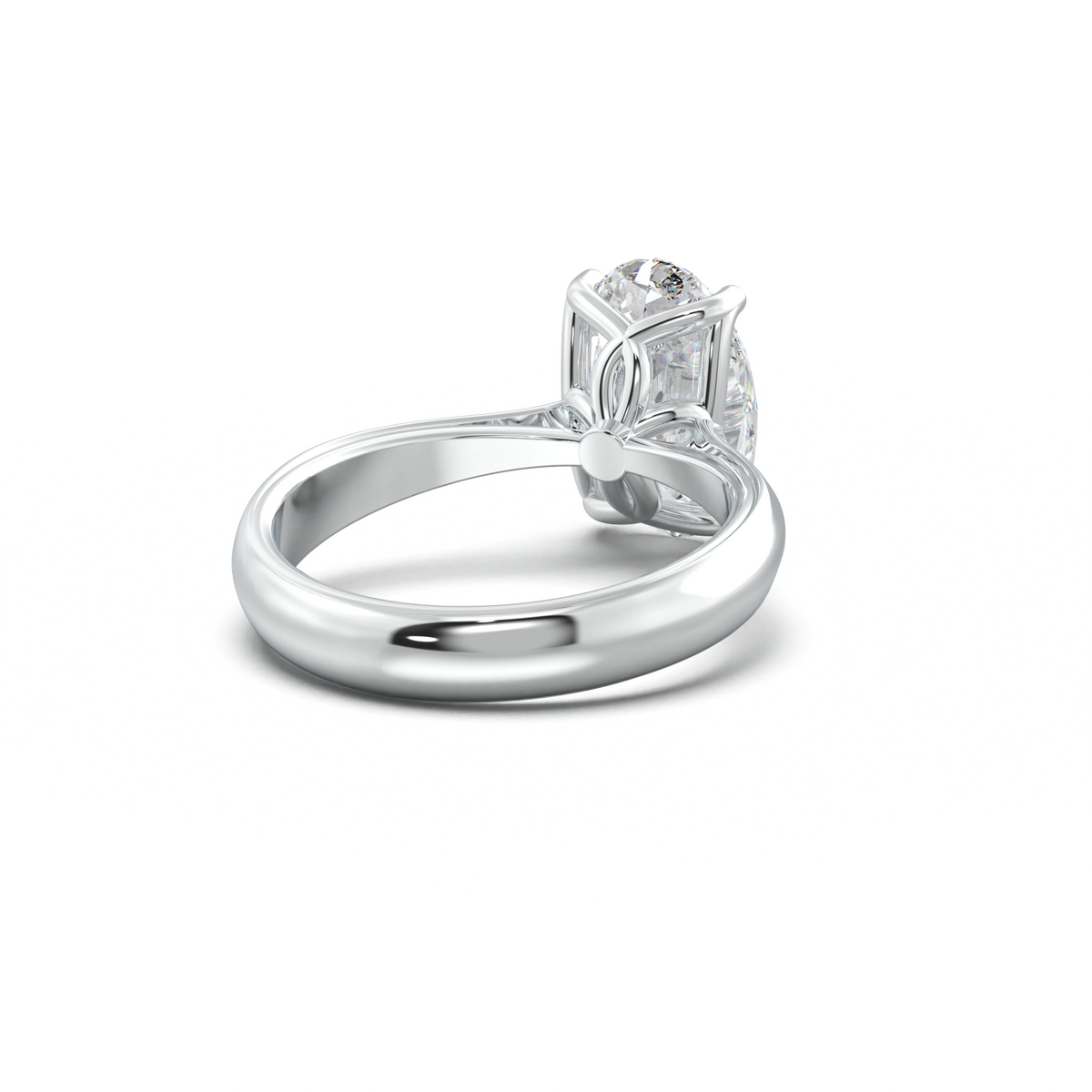 Oval Solitaire Engagement Ring