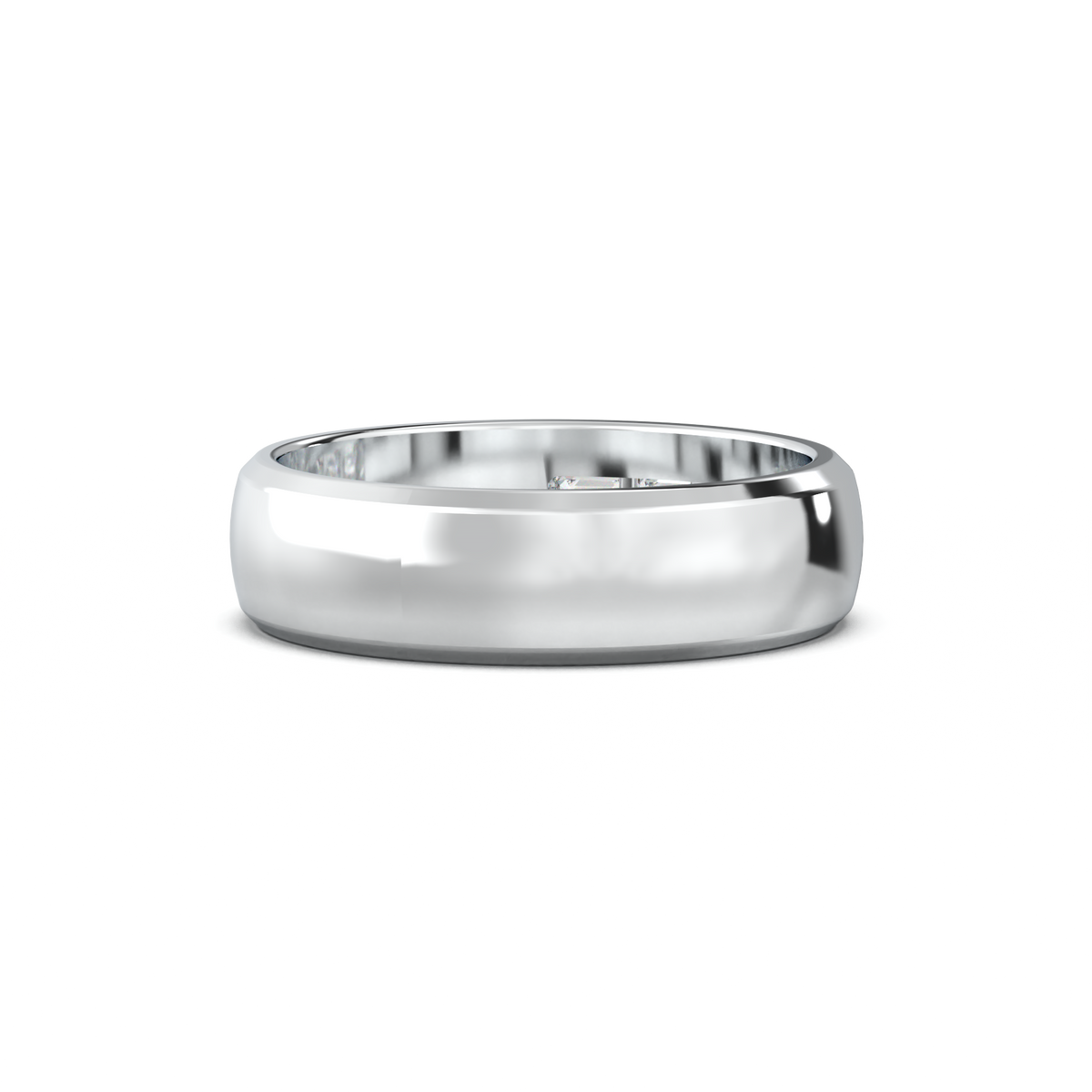 Three-Emerald Inlay Men's Band