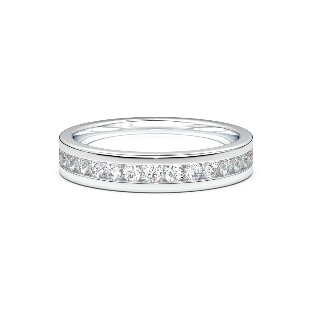 Channel-Set Diamond Men's Band