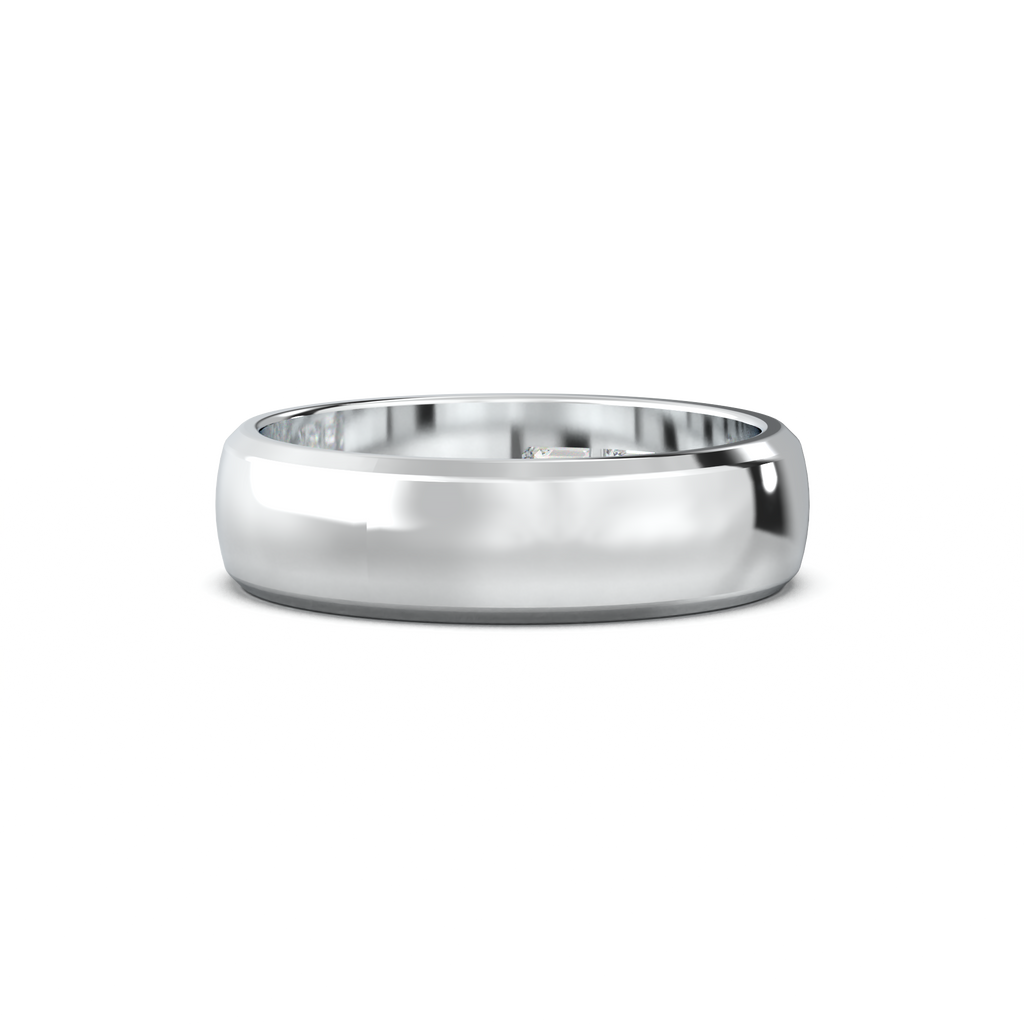 Three-Emerald Inlay Men's Band