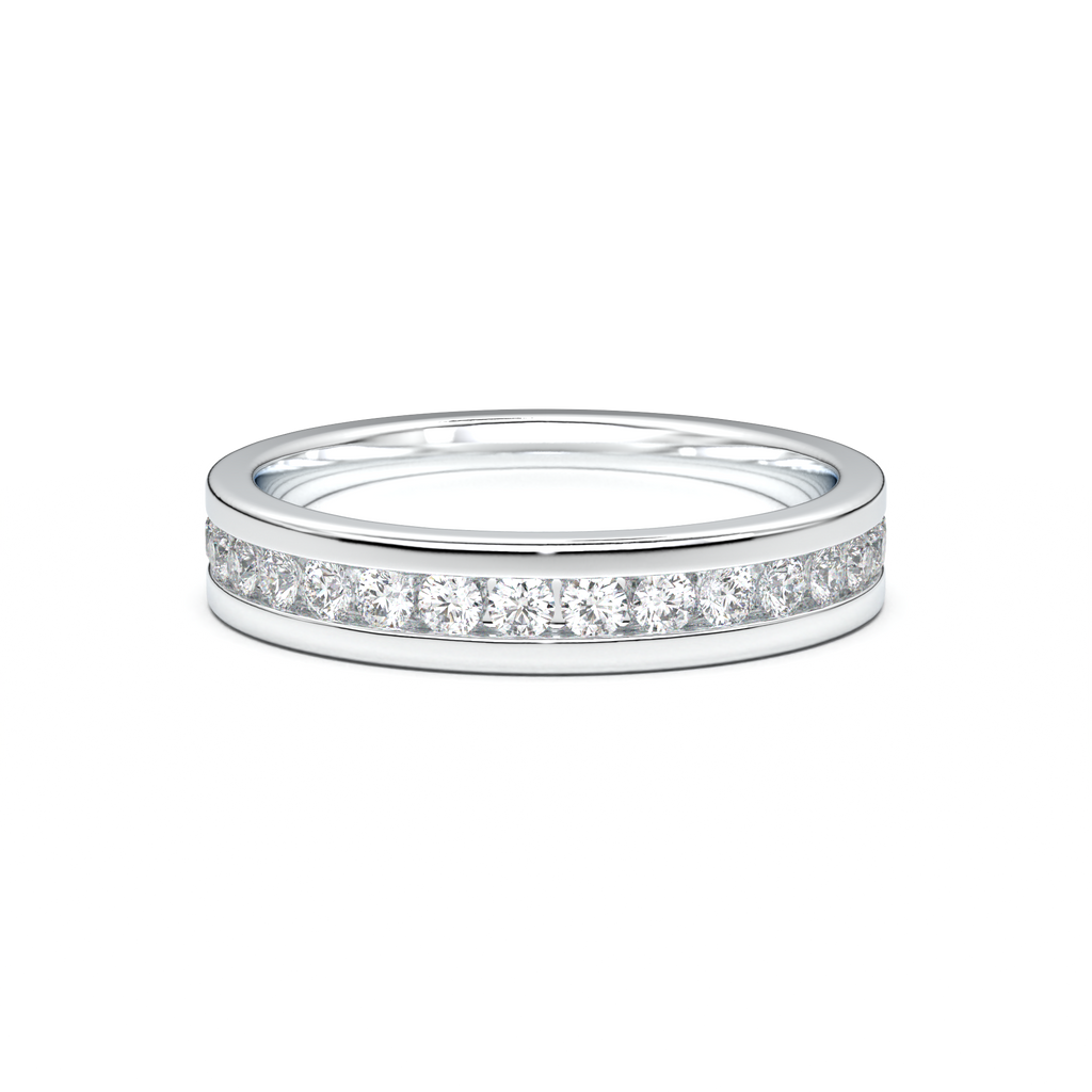 Channel-Set Diamond Men's Band