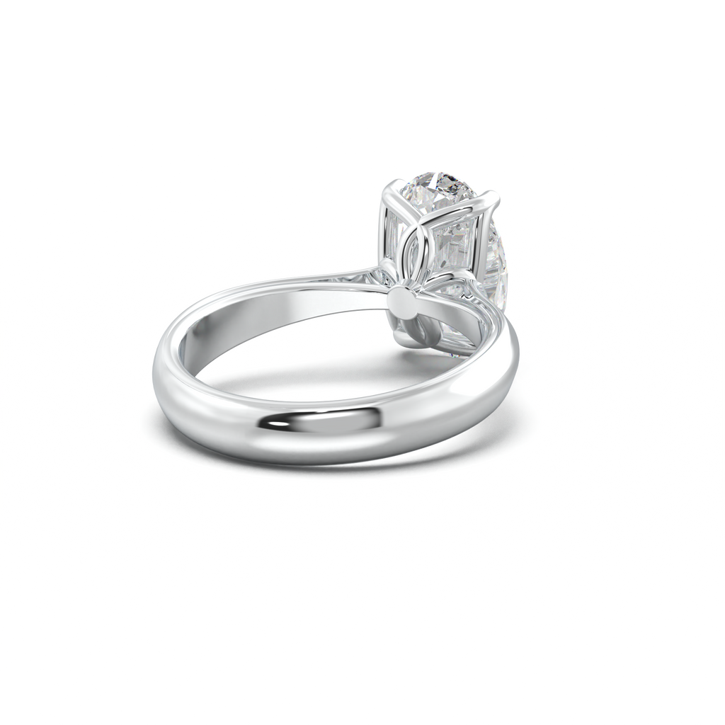 Oval Solitaire Engagement Ring