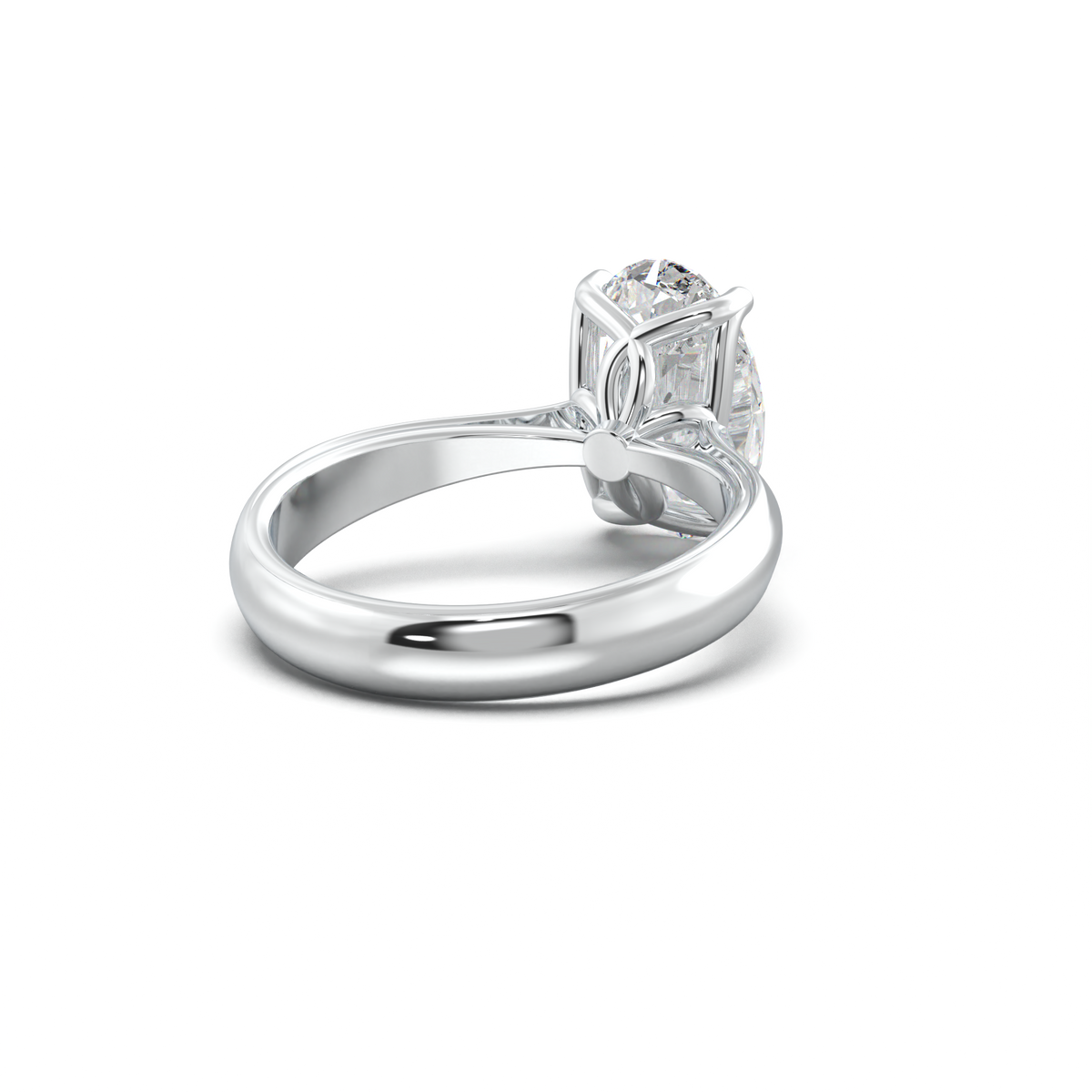 Oval Solitaire Engagement Ring