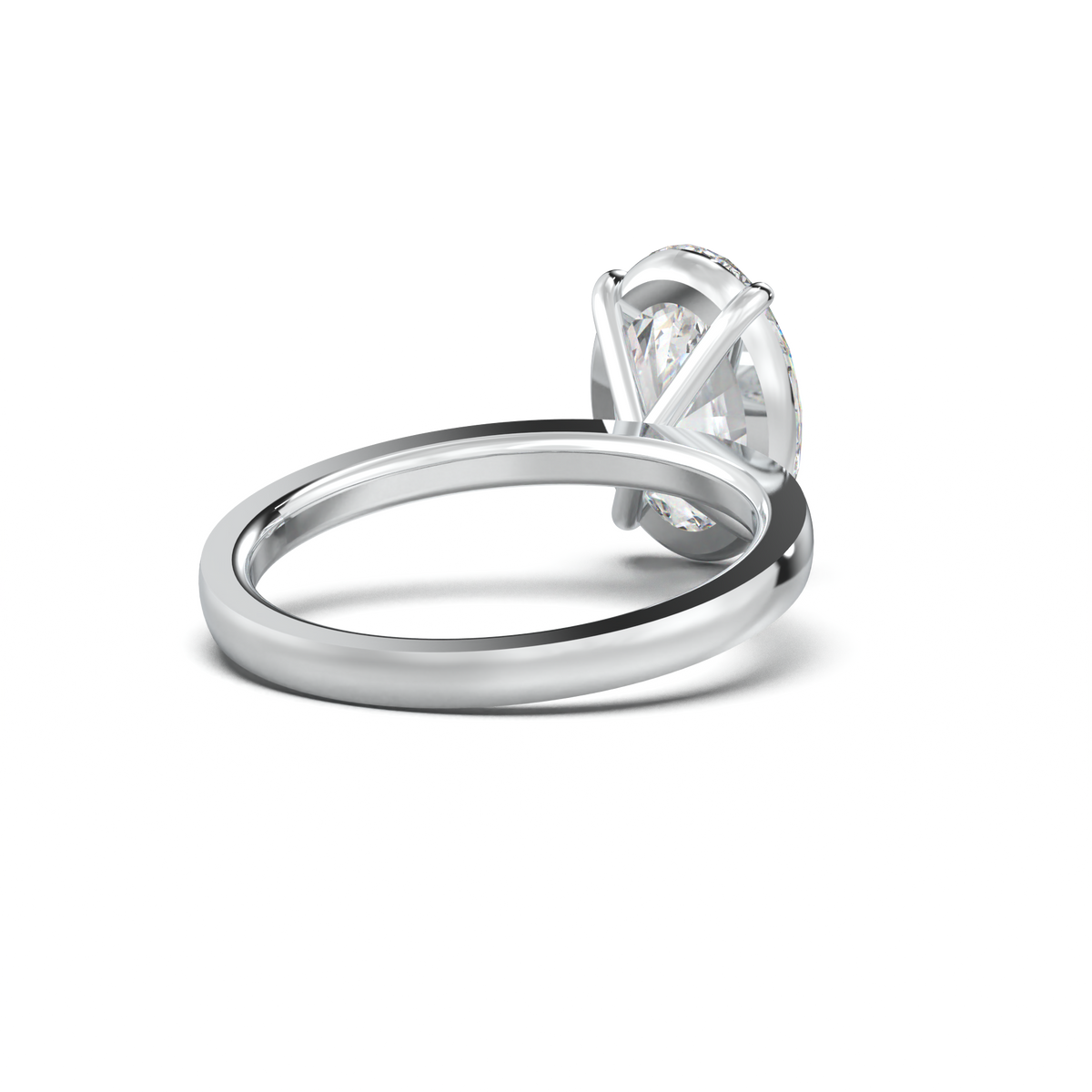 Oval Solitaire Engagement Ring
