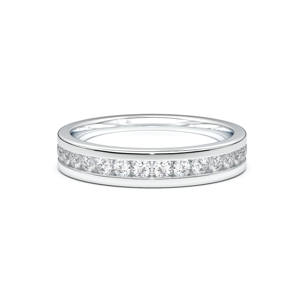 Channel-Set Diamond Men's Band