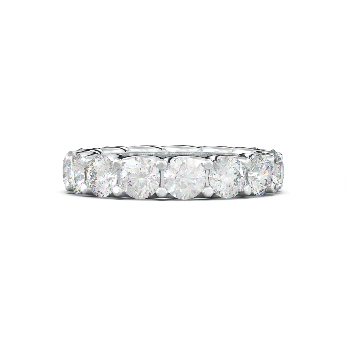 Round Eternity Wedding Band