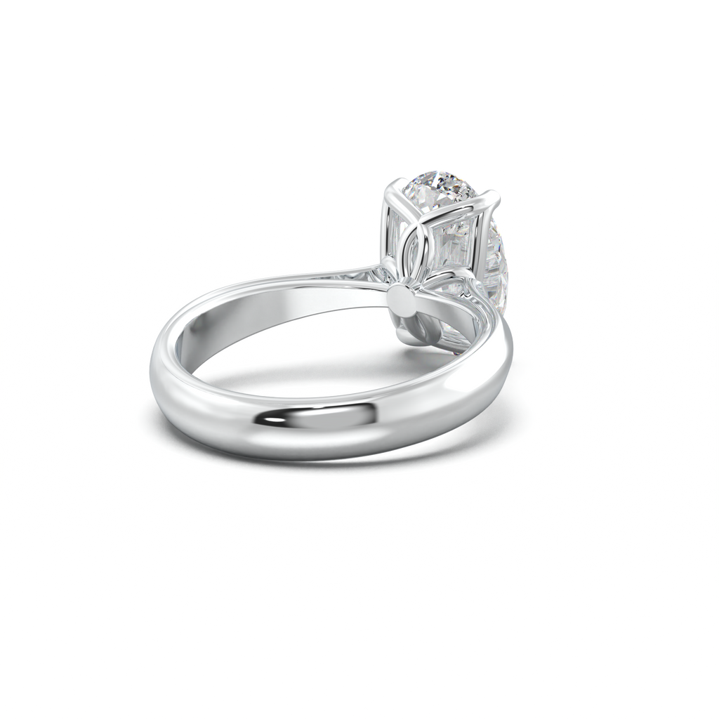 Oval Solitaire Engagement Ring