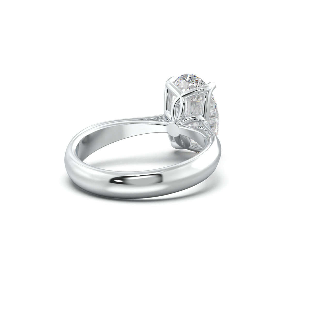 Oval Solitaire Engagement Ring