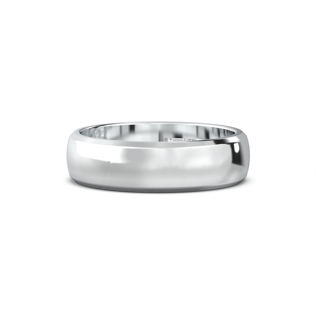 Three-Emerald Inlay Men's Band