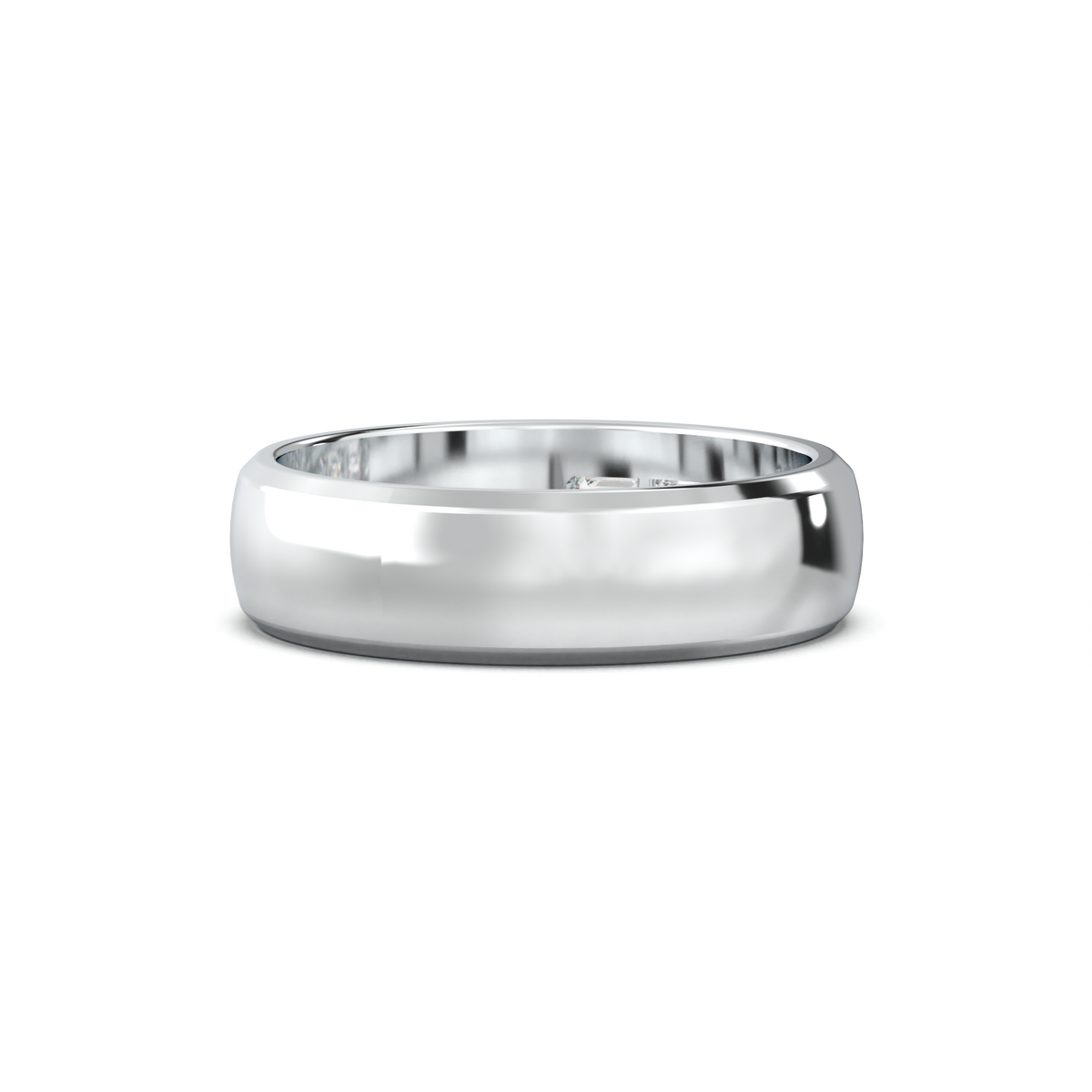 Three-Emerald Inlay Men's Band