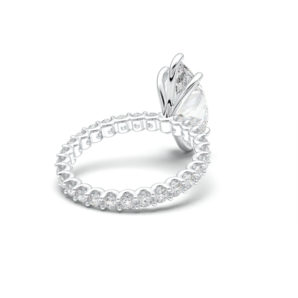 Marquise Pavé Engagement Ring