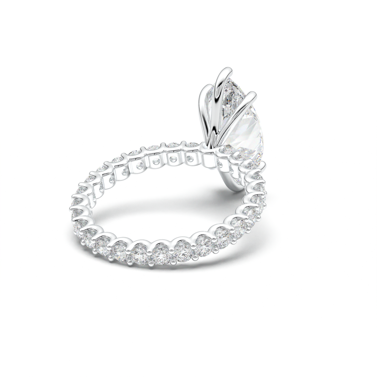 Marquise Pavé Engagement Ring