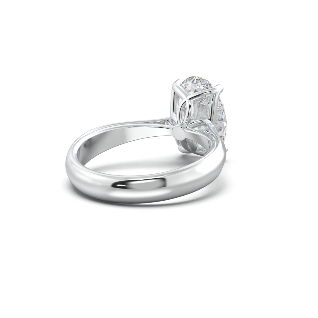 Oval Solitaire Engagement Ring