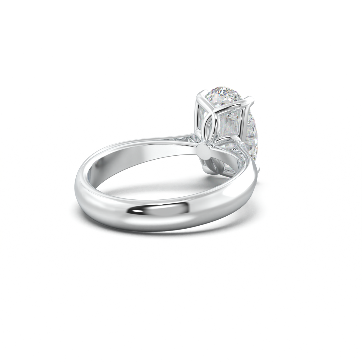 Oval Solitaire Engagement Ring