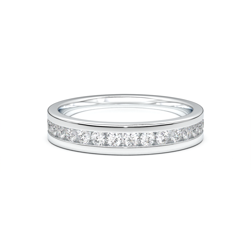 Channel-Set Diamond Men's Band