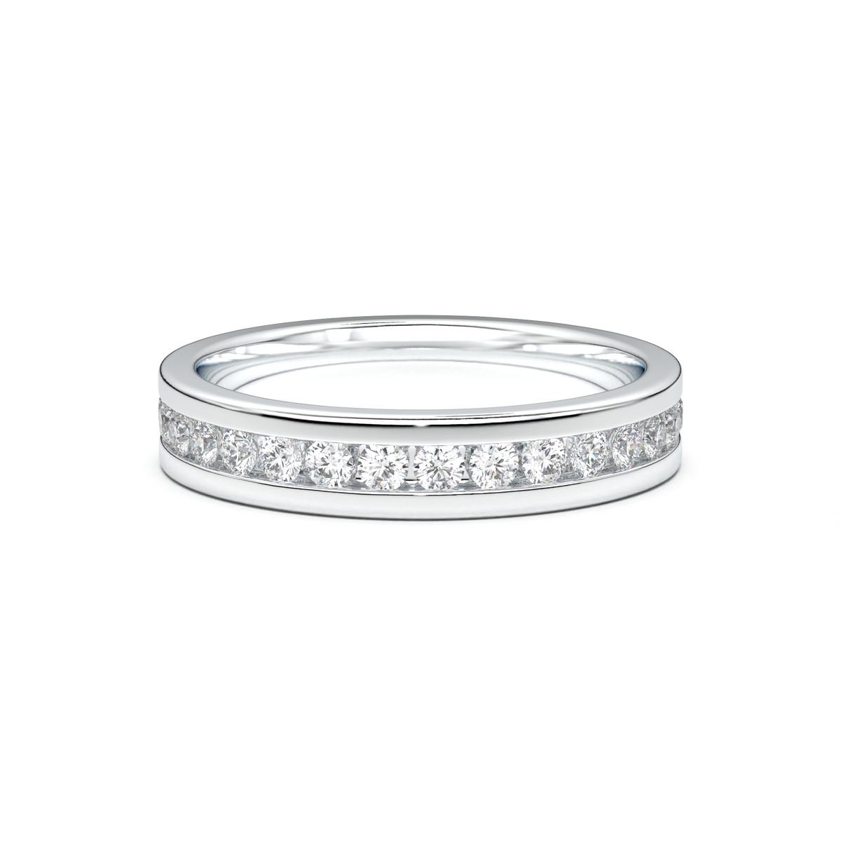 Channel-Set Diamond Men's Band