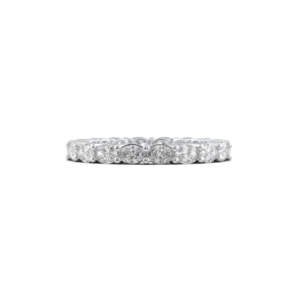 Oval Eternity Wedding Band