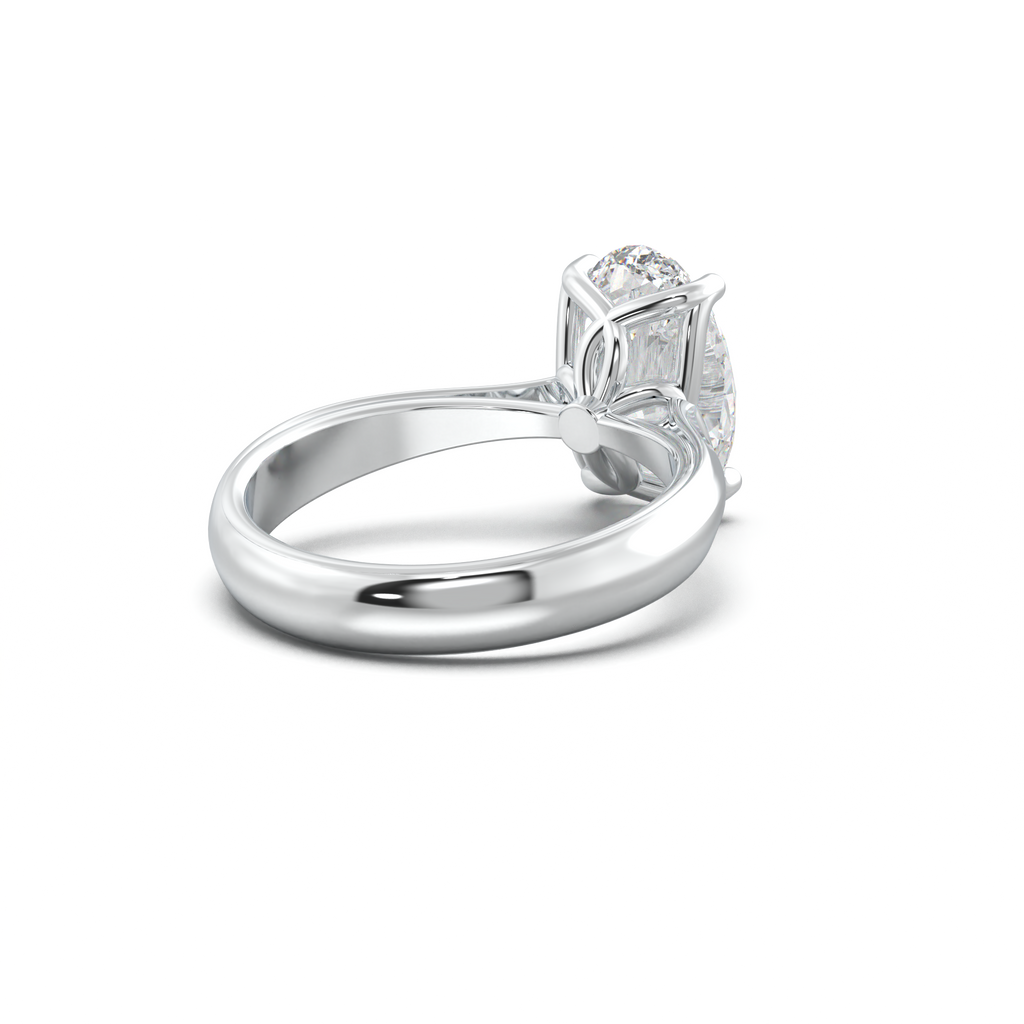 Oval Solitaire Engagement Ring