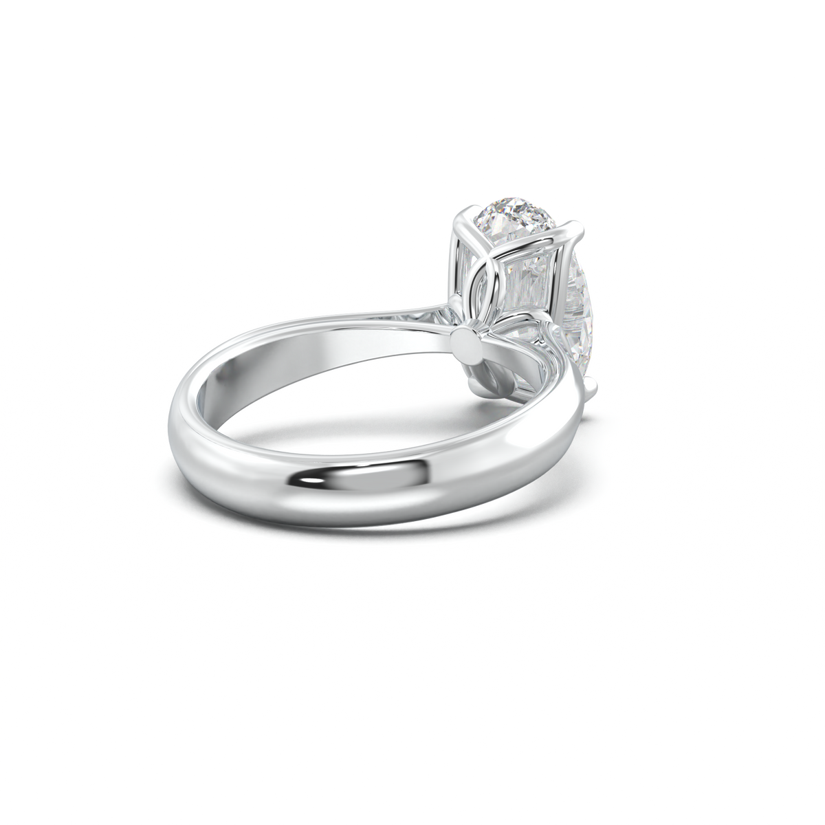 Oval Solitaire Engagement Ring