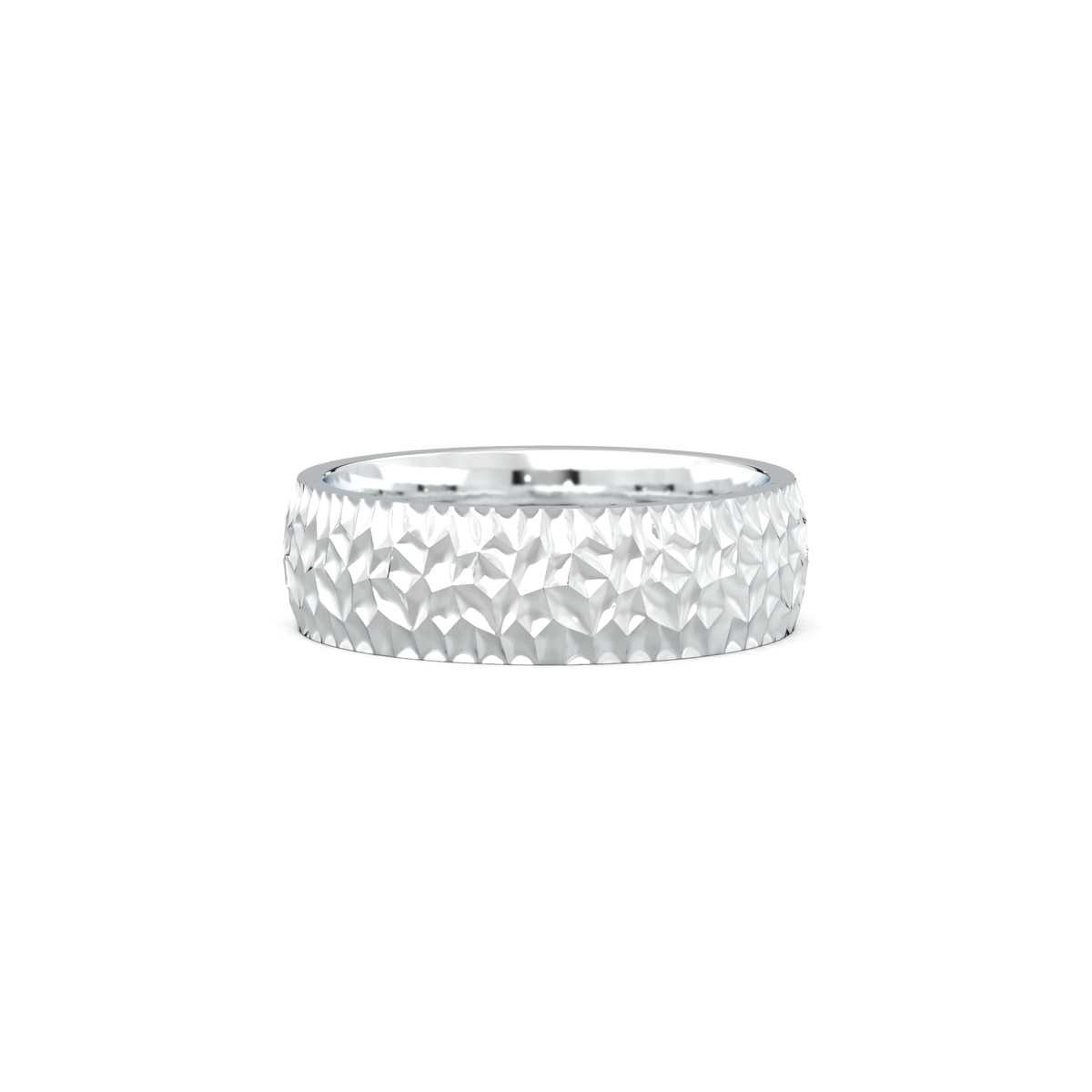 Hammered Texture Men's Band