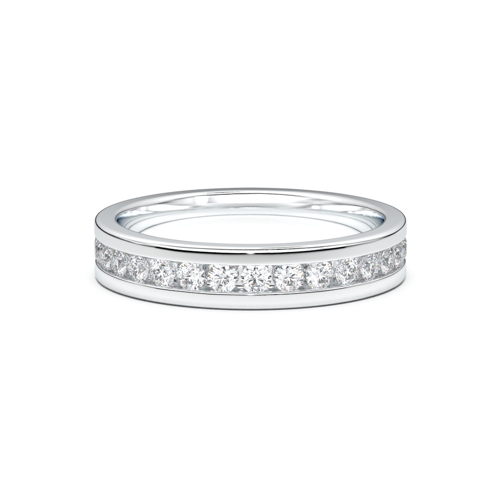 Channel-Set Diamond Men's Band