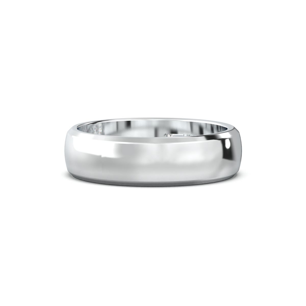 Three-Emerald Inlay Men's Band