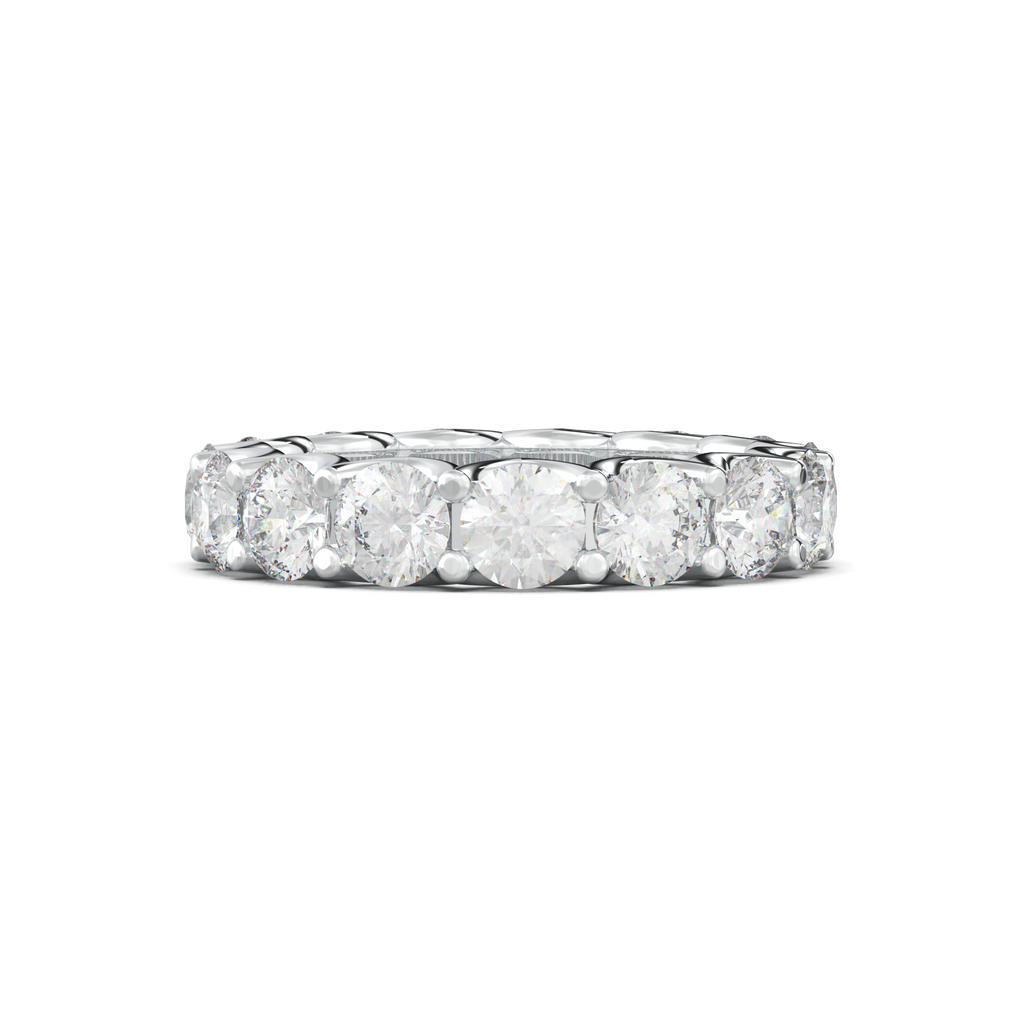 Round Eternity Wedding Band