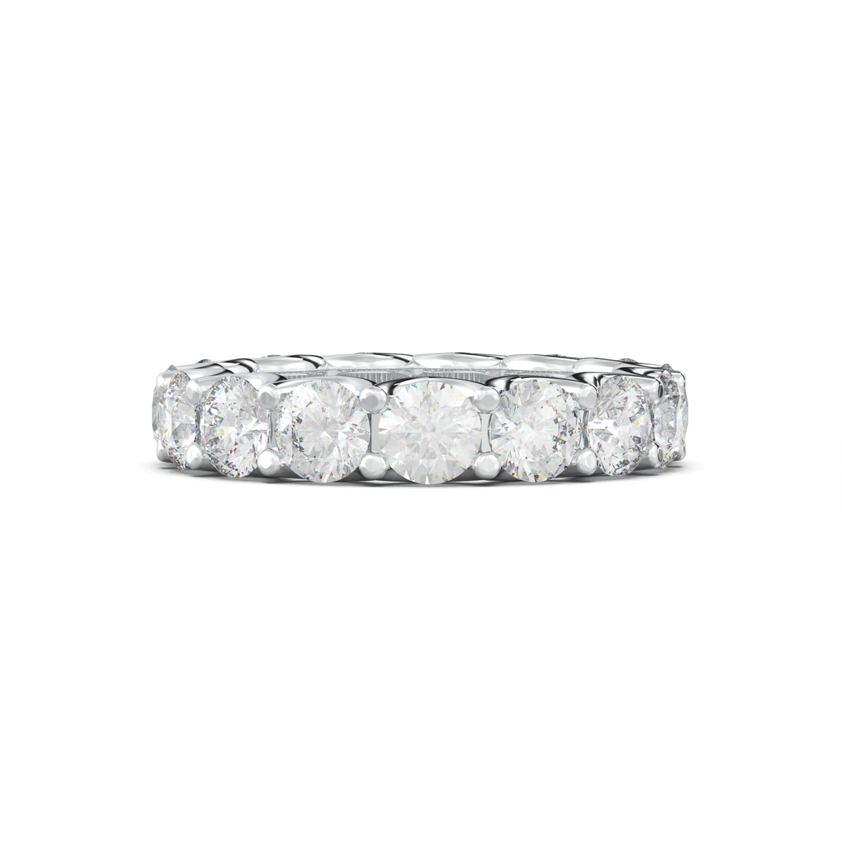 Round Eternity Wedding Band