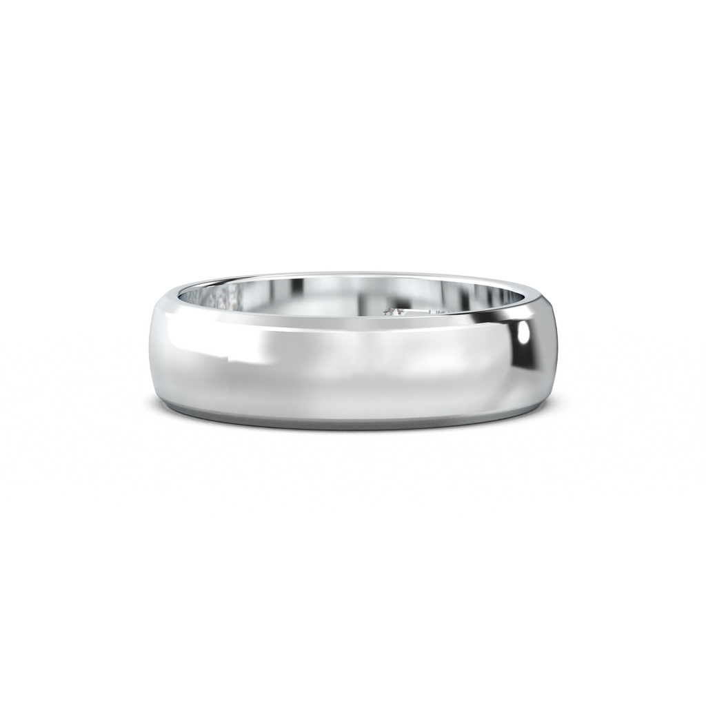 Three-Emerald Inlay Men's Band