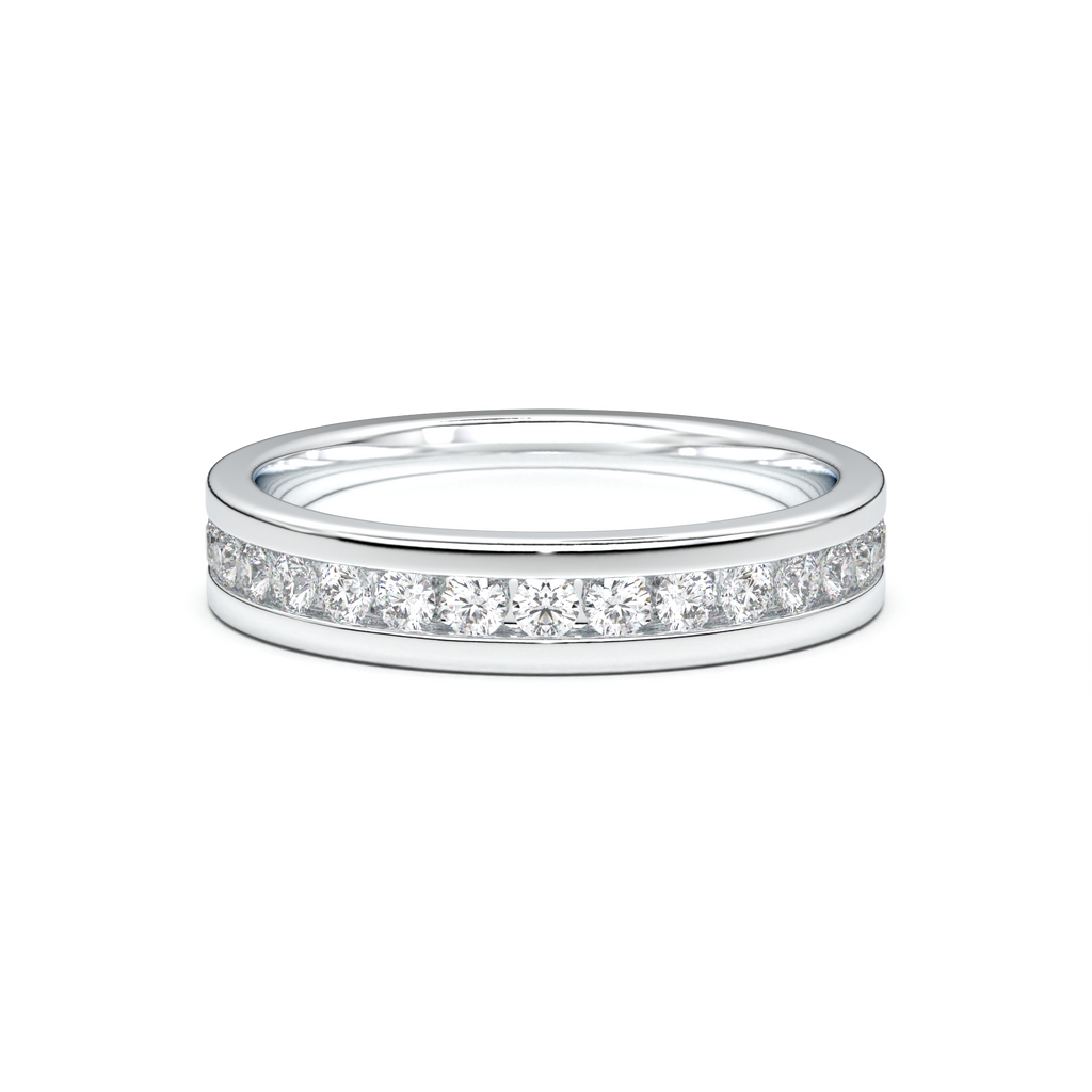 Channel-Set Diamond Men's Band