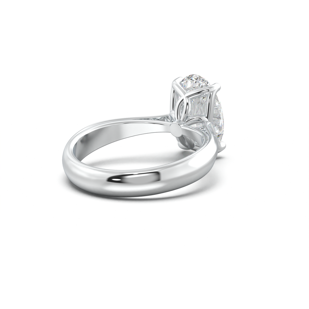 Oval Solitaire Engagement Ring